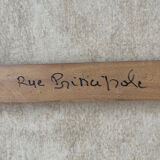 Main Street, knife technique, signed M Attal 1974