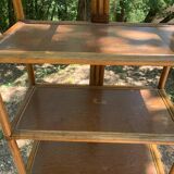 Vintage rattan shelf