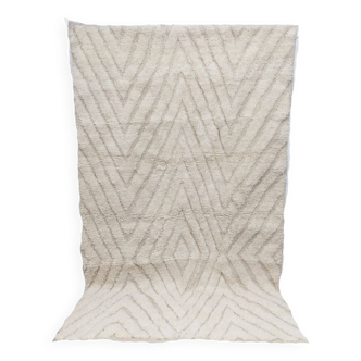 Handmade wool Berber rug 240 X 135 CM