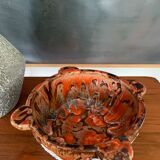 Vintage glazed pitcher and mortar duo