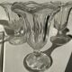 6 vintage ice cream cups with stylized foliage motifs