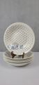 6 Sarreguemines earthenware plates