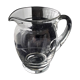 Carafe à eau  , pichet  en verre soufflé , Décor meulé  1 L