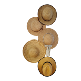 Wall decoration hats vintage