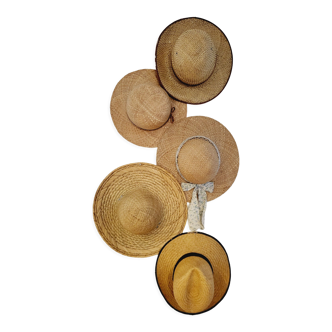 Wall decoration hats vintage