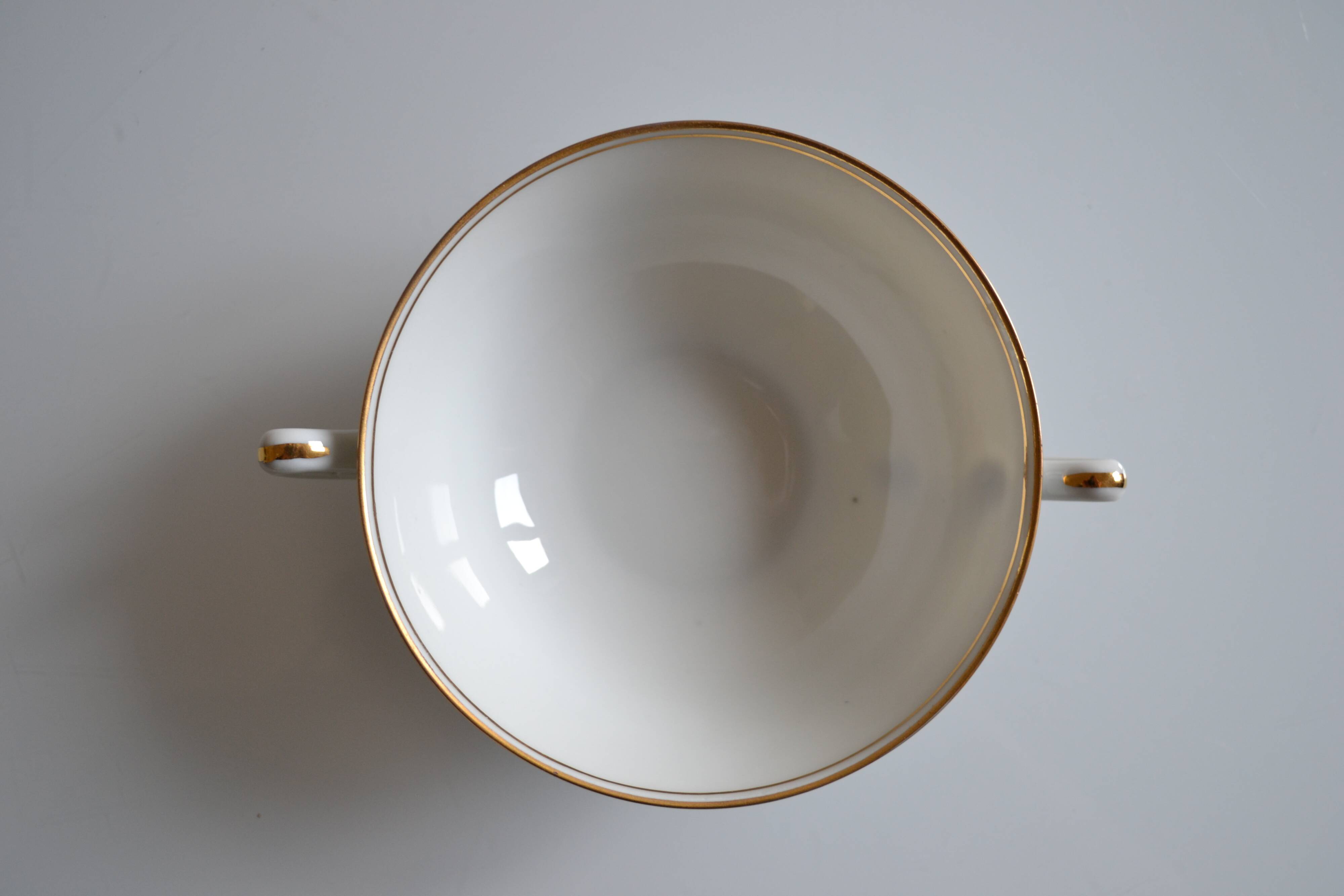 Porcelain shaking cup UC Limoges France circa 1920