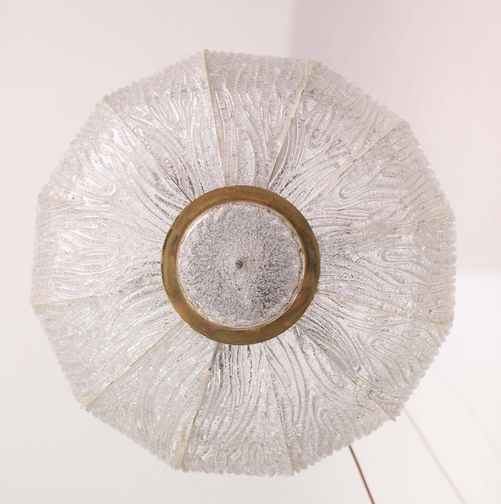 Luxurious Murano glass ceiling lamp model Royal by Barovier e Toso, 1970s