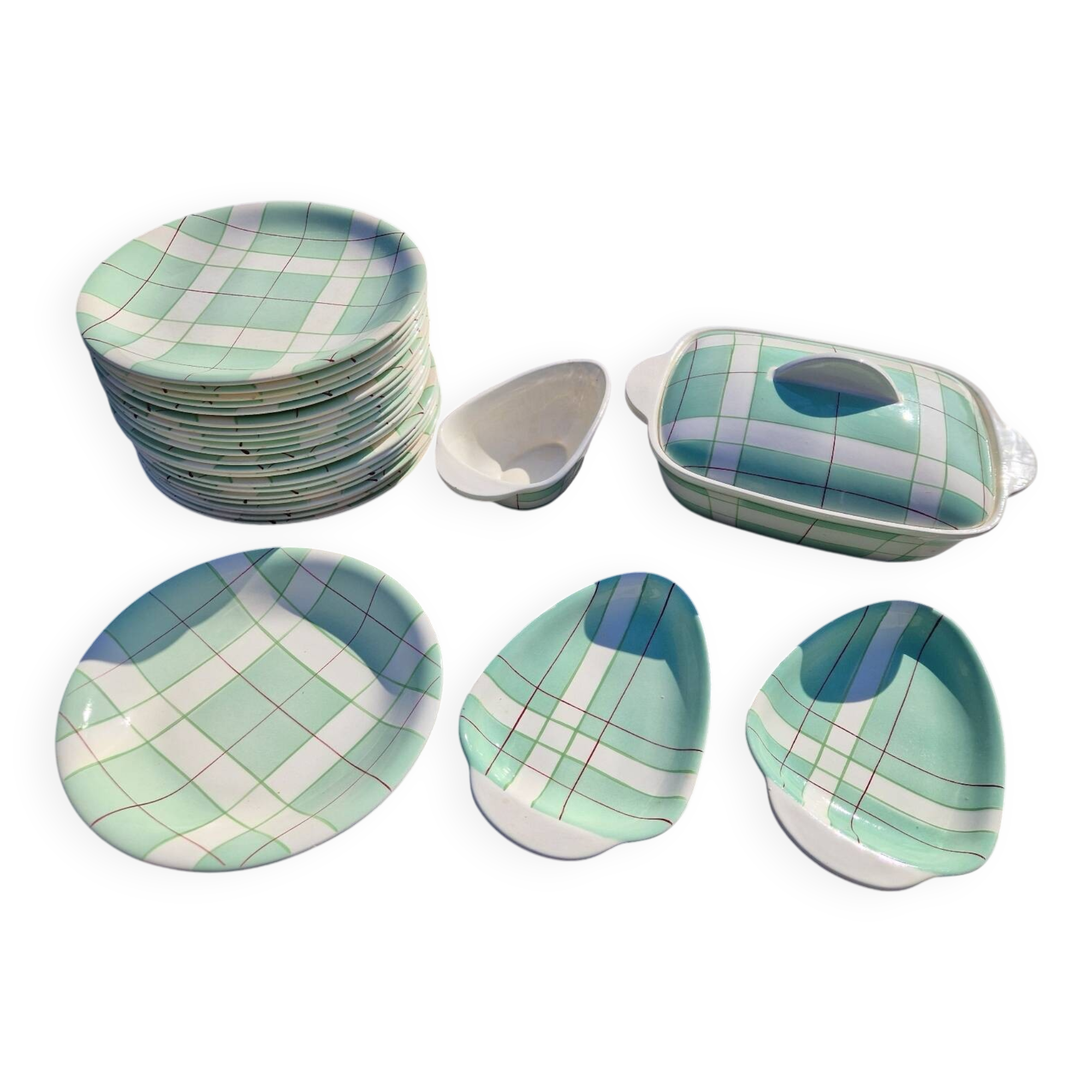 Salins Hossegor model 26-piece dinnerware set