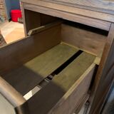 Wooden filing cabinet
