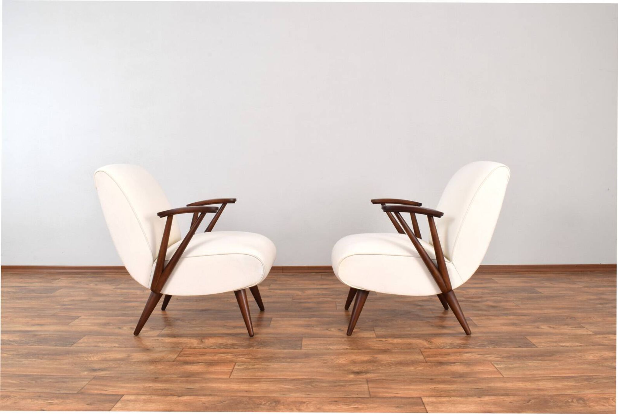 Mid-Century Modular Polish Armchairs, 1960s, Set of 2