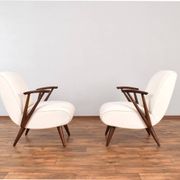 Mid-Century Modular Polish Armchairs, 1960s, Set of 2