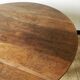 Antique shutter table in solid wood