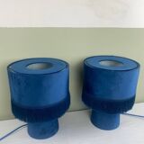 Lampes blue velvet