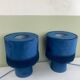 Blue velvet lamps