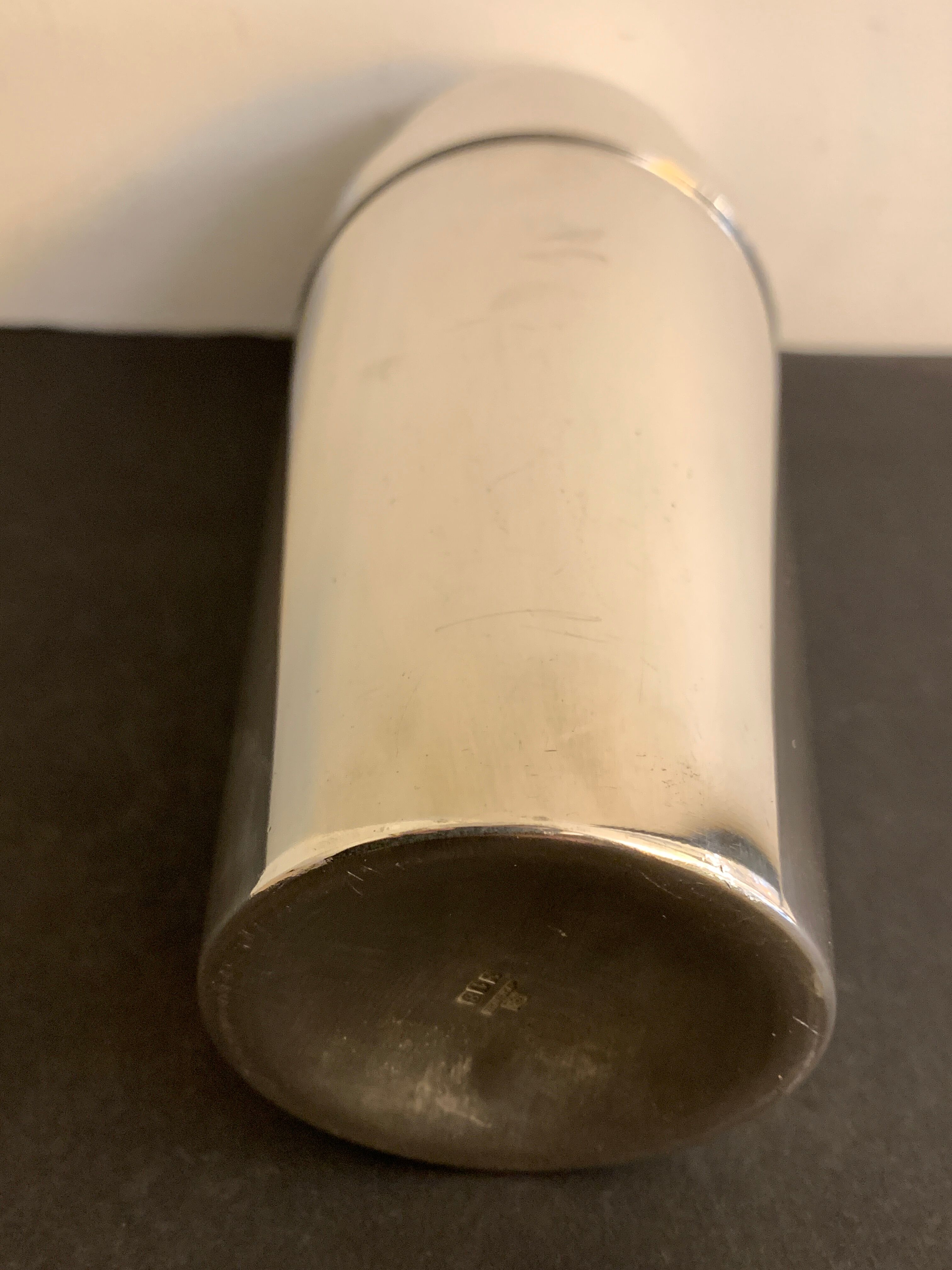 Shaker Christofle in silver metal