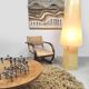HKliving XL fiberglass floor lamp