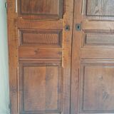 Old oak cabinet doors