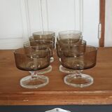 Set of eight glasses