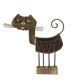 Brutalist sculpture of a cat in copper and brass by JARC, 1950s.