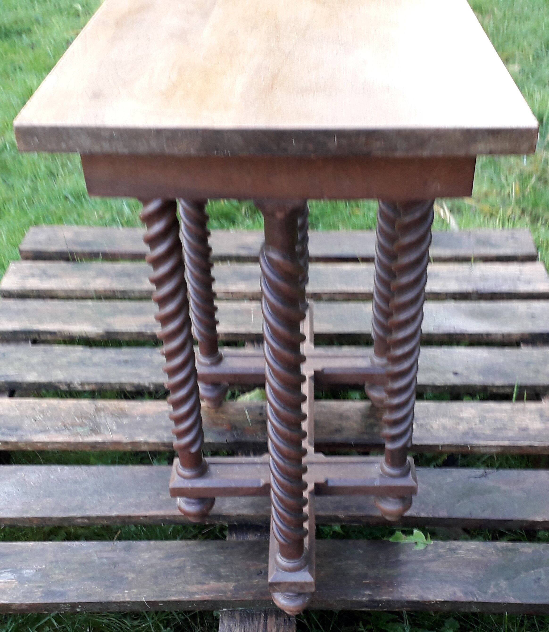 19th century wooden coffee table