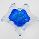 Flower platter, Murano glass, Italian design, 1960s, made in Italy