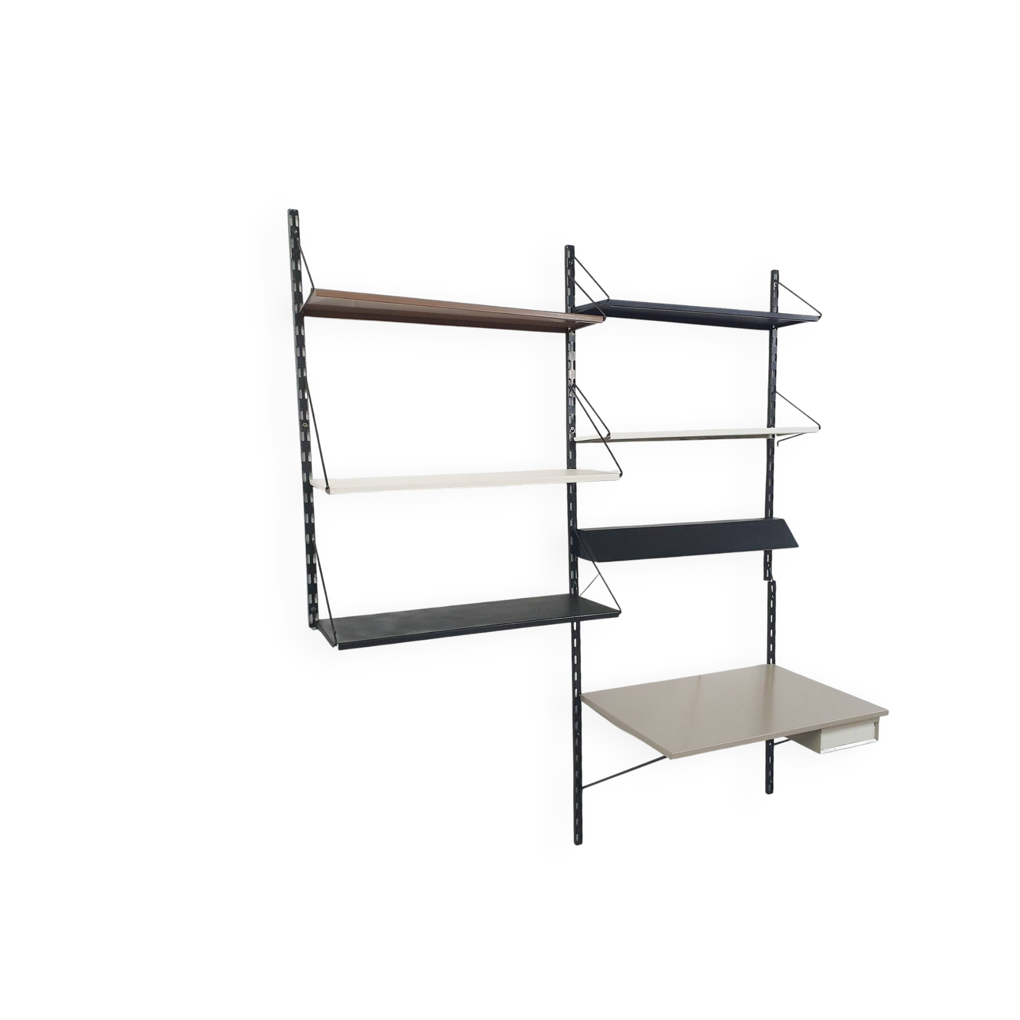 Tjerk Reijenga for Pilastro metal wall unit, The Netherlands 1950's