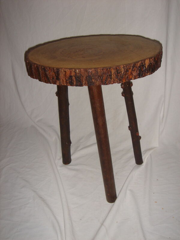 table en mahogany et 2 tabourets de 1970