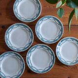 Antique ironstone plates signed Moulin des Loups "Provence"