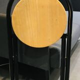 Wood and metal stool