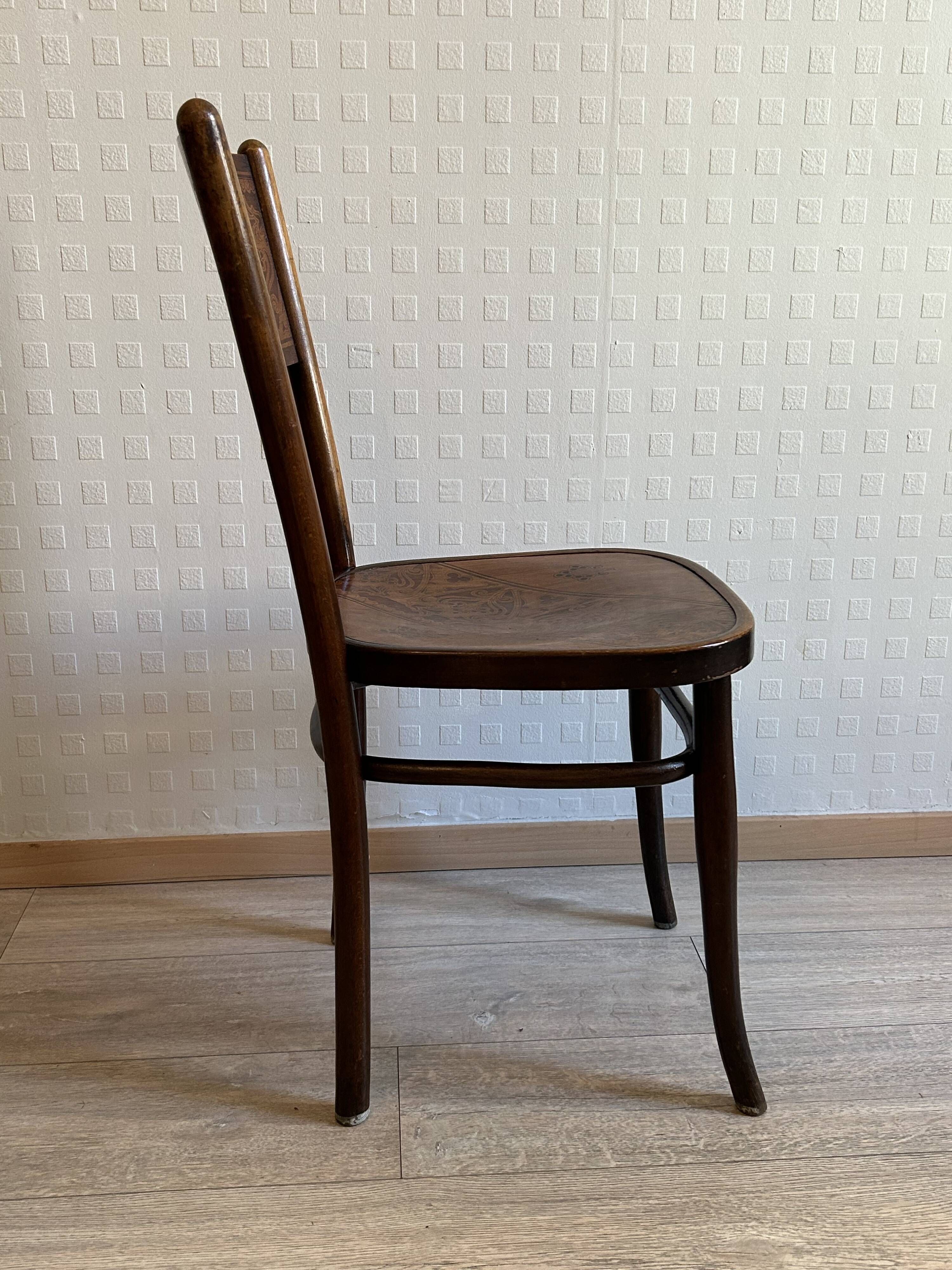 4 antique chairs by Jacob & Josef Kohn – Vienna – Art Nouveau period