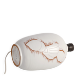 Art Deco White Seashell Motif Table lamp By Anna Lisa Thomson, Upsala Ekeby