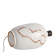 Art Deco White Seashell Motif Table lamp By Anna Lisa Thomson, Upsala Ekeby
