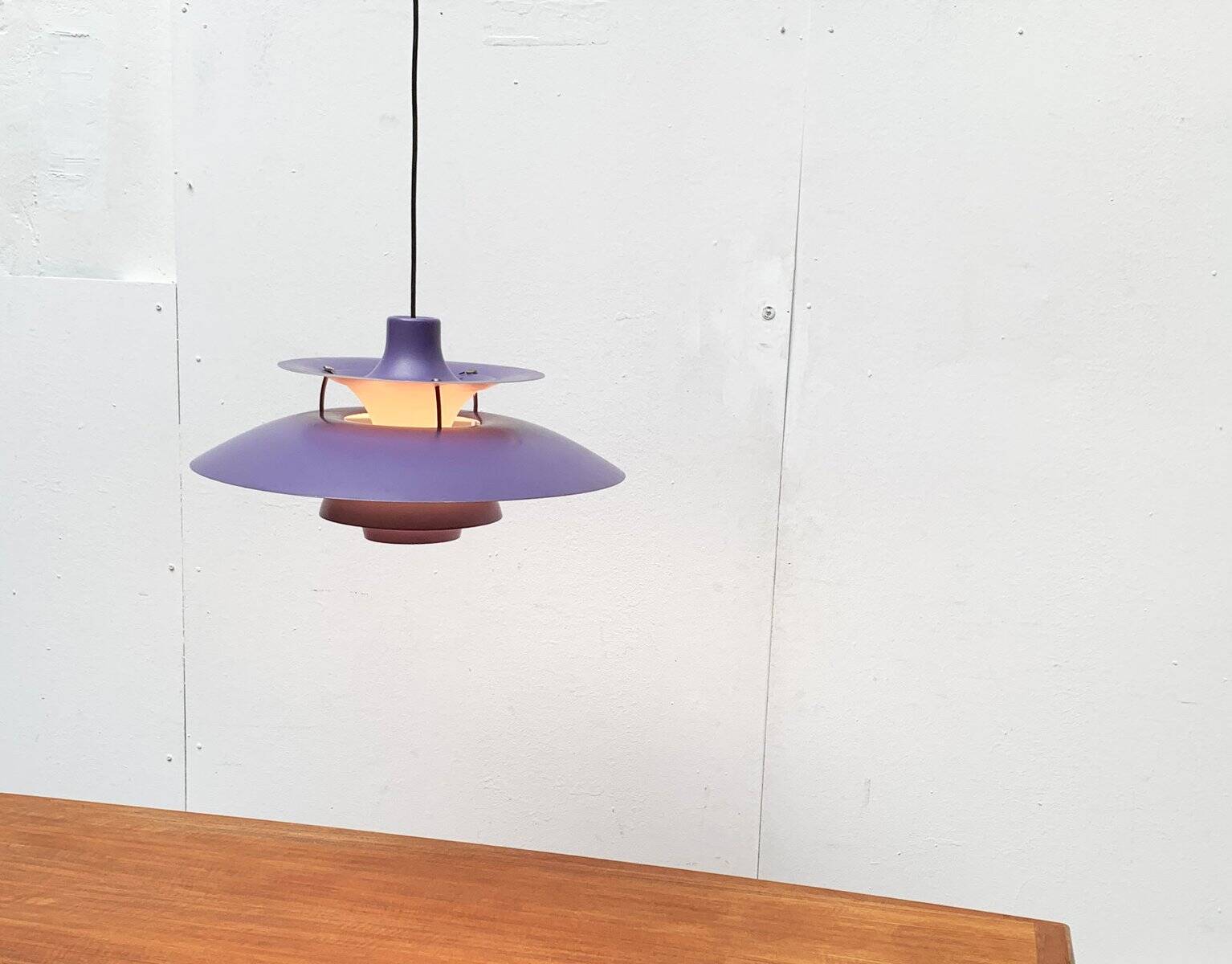 Mid-century modern PH 5 pendant by Poul Henningsen for Louis Poulsen, 1960s.