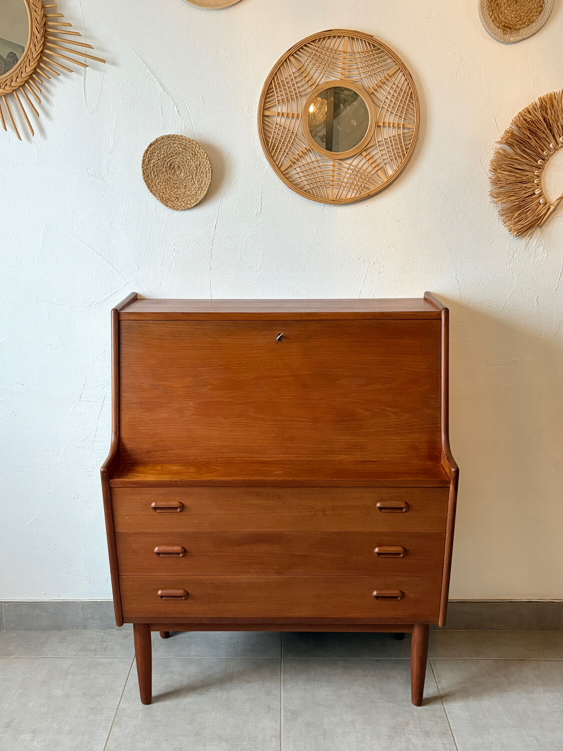 Secrétaire danois Falster vintage