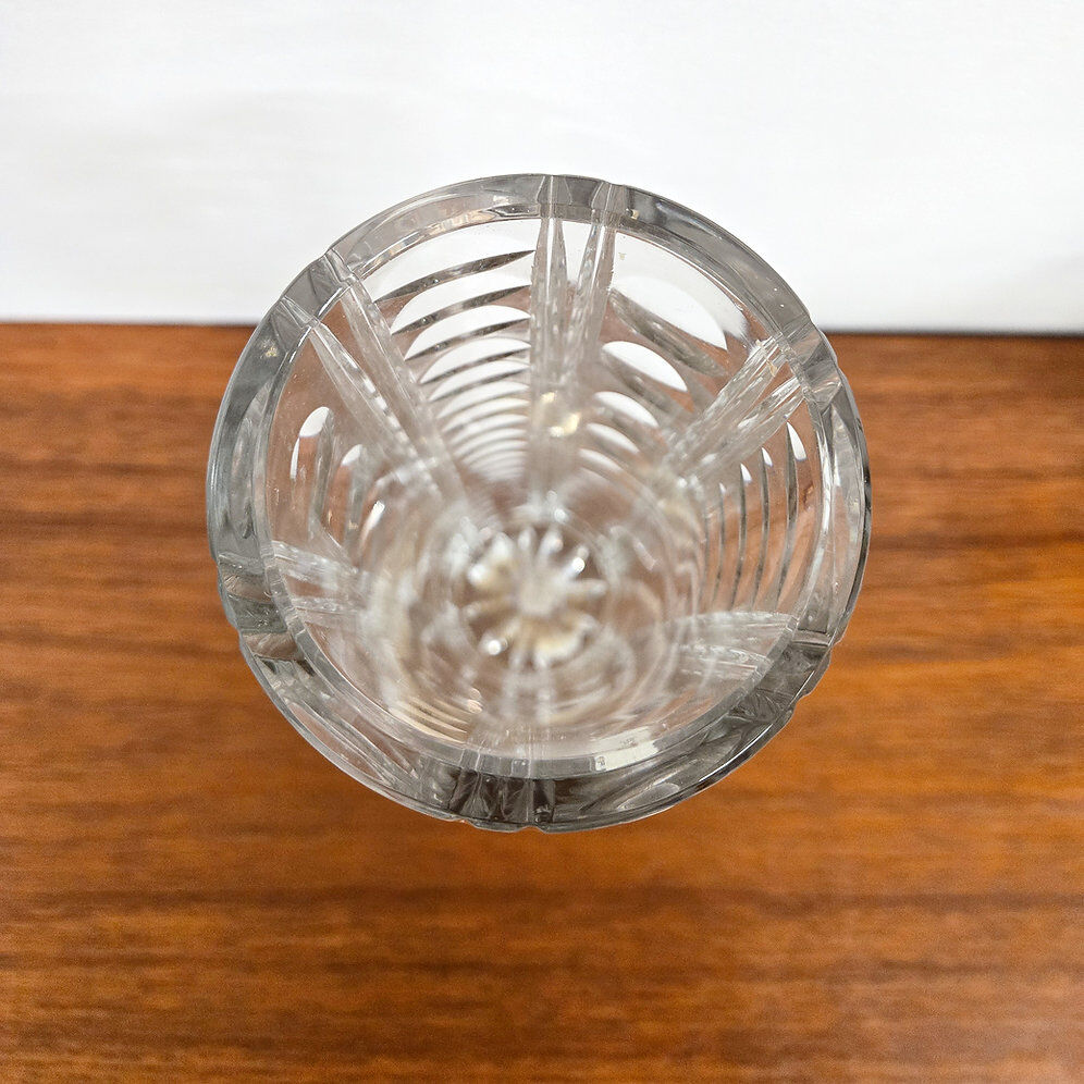 Vase en cristal vintage