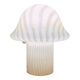 Striped glass mushroom table lamp from Peill & Putzler Germany 1970s