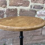 metal pedestal table, Art Deco garden bistro, Paris, 80s