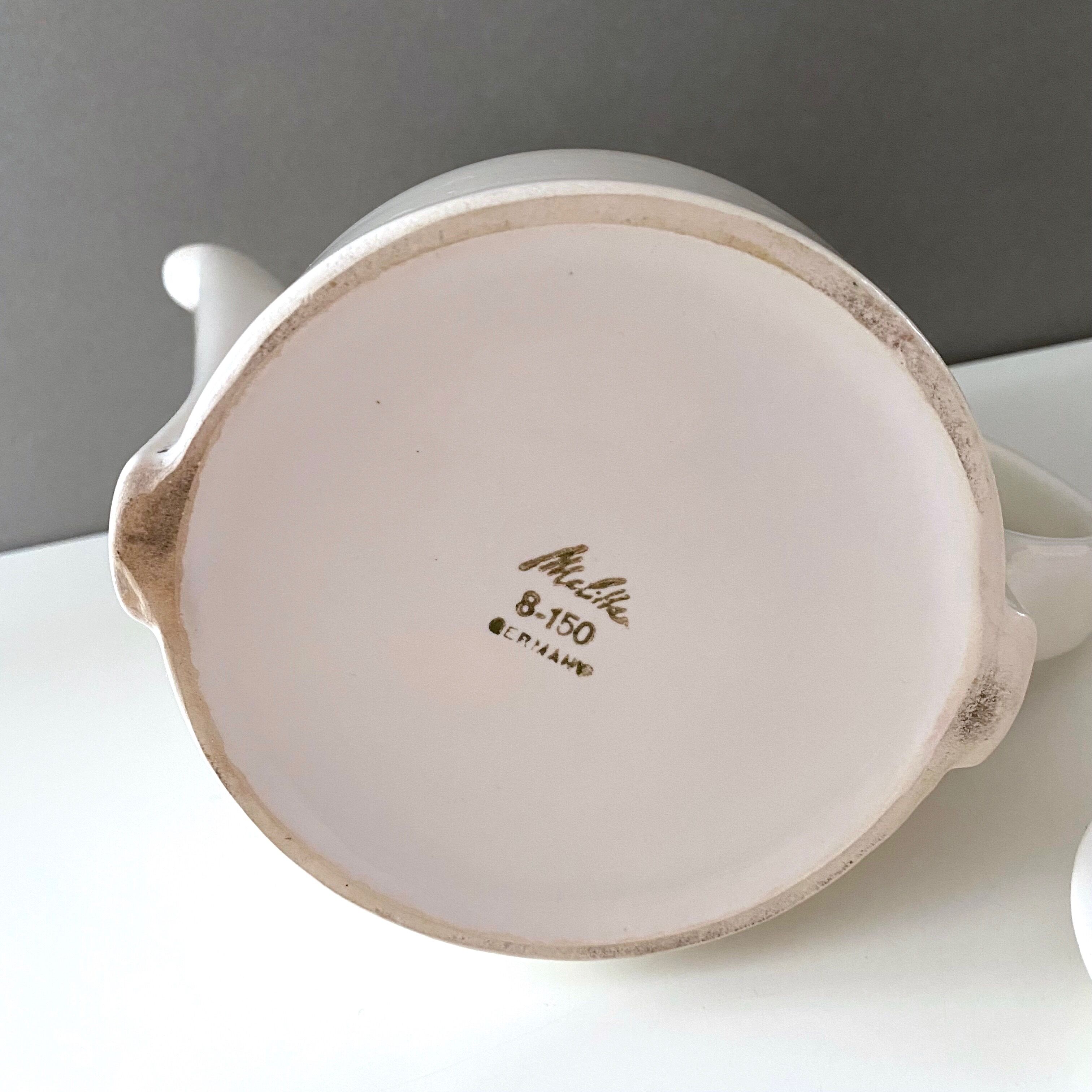 Melitta thermos jug, coffee jug, Mid Century tableware