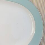 Plat de service ovale Villeroy & Boch vert celadon