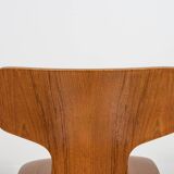 Model 3103 Dining Chairs by Arne Jacobsen for Fritz Hansen, 1970s, Set of 4