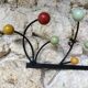 Wall coat rack 50s, colored balls