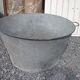 Bassine ronde en zinc