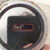 Alessi / Stainless steel and bakelite sugar bowl, "Bombé" collection