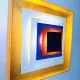 Kvadrille Wall Lamp By Bengt Karlby For Lyfa, Denmark, 1970S