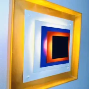 Kvadrille Wall Lamp By Bengt Karlby For Lyfa, Denmark, 1970S