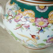 Sarreguemines earthenware sugar bowl minton decor model 5/215