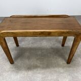 1950s modernist side table, wood, vintage