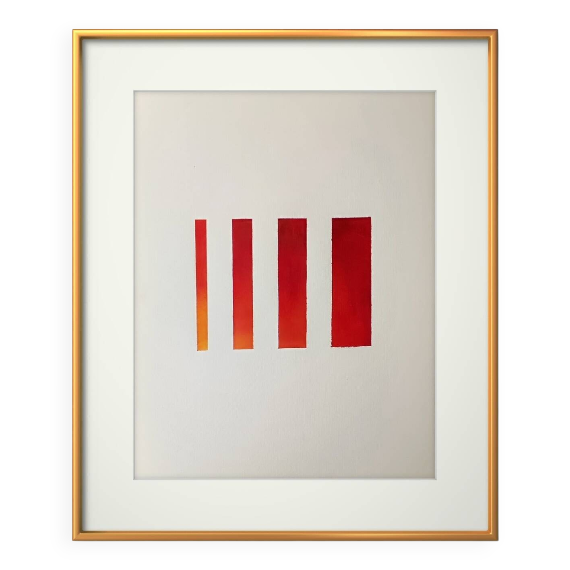 Minimalist geometric painting