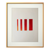 Minimalist geometric painting