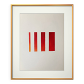 Minimalist geometric painting